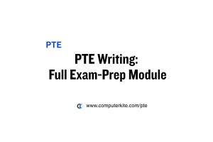 PTE Writing: Full Exam-Prep Module