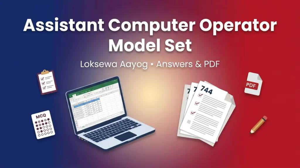 Assistant computer Operator Model set