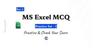 Excel Practice Set-2